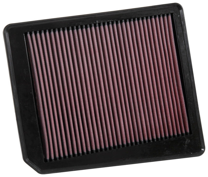 K&N 2017 Nissan Titan V8-5.6L F/I Drop In Replacement Air Filter - Bull Strap