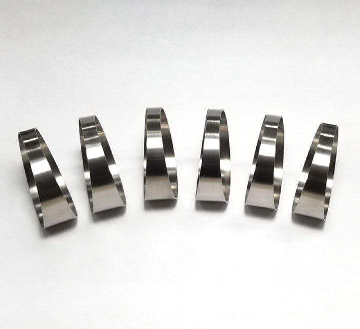 Stainless Bros 3in x 1D/3in CLR Tight Radius 16 Gauge Pie Cut - 6pk - Bull Strap