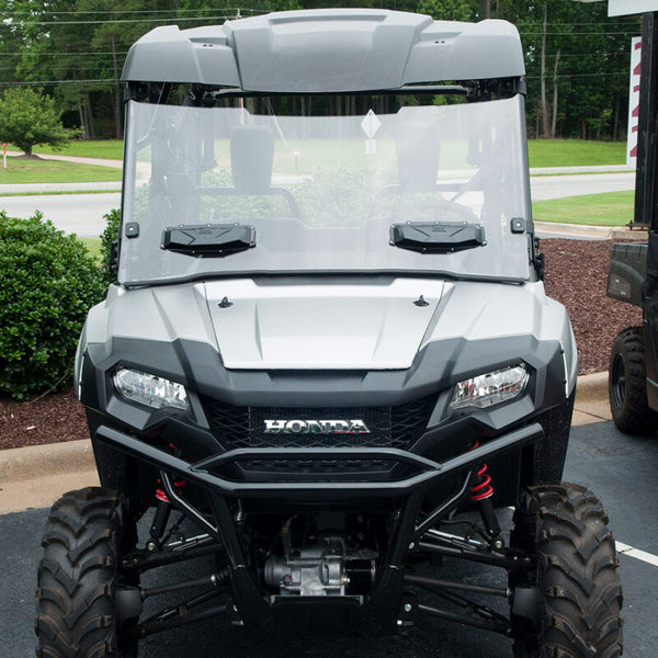 Seizmik 14-23 Honda Pioneer 700/ 4/ 1000/5 Windshield Versa-Vent - Bull Strap