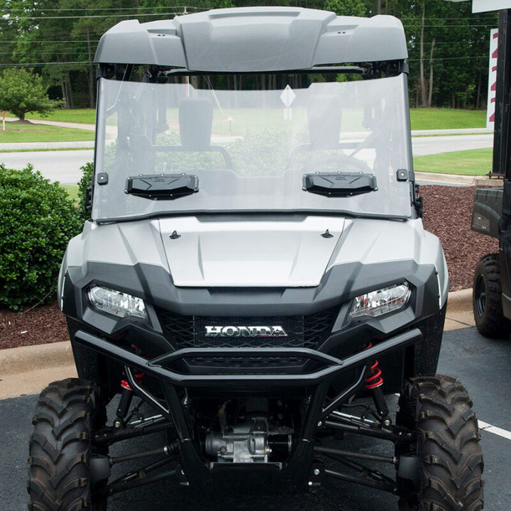 Seizmik 14-23 Honda Pioneer 700/ 4/ 1000/5 Windshield Versa-Vent - Bull Strap