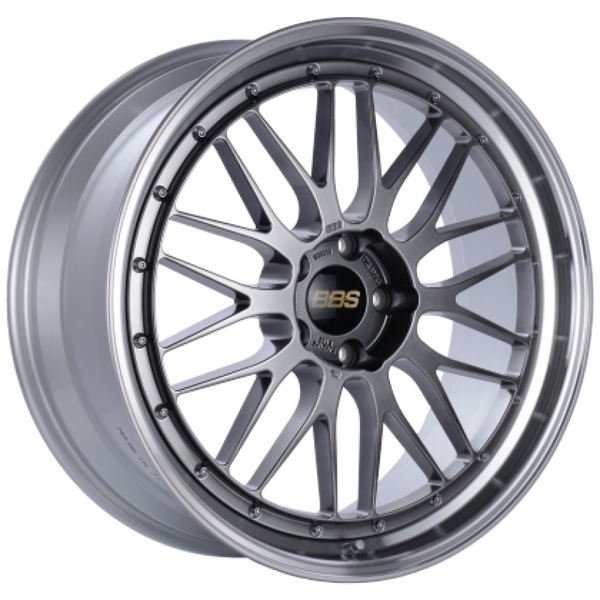 BBS LM 20x11 5x112 ET24 Diamond Black Center / Diamond Cut Lip Wheel PFS/Clip Required - Bull Strap