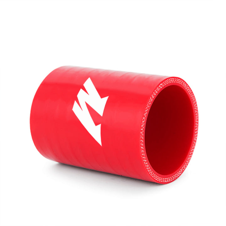 Mishimoto 2.0in Straight Coupler - Red - Bull Strap