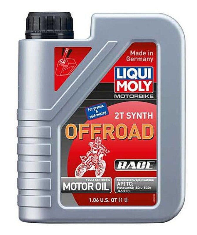 LIQUI MOLY 1L Motorbike 2T Synth Offroad Race - Bull Strap