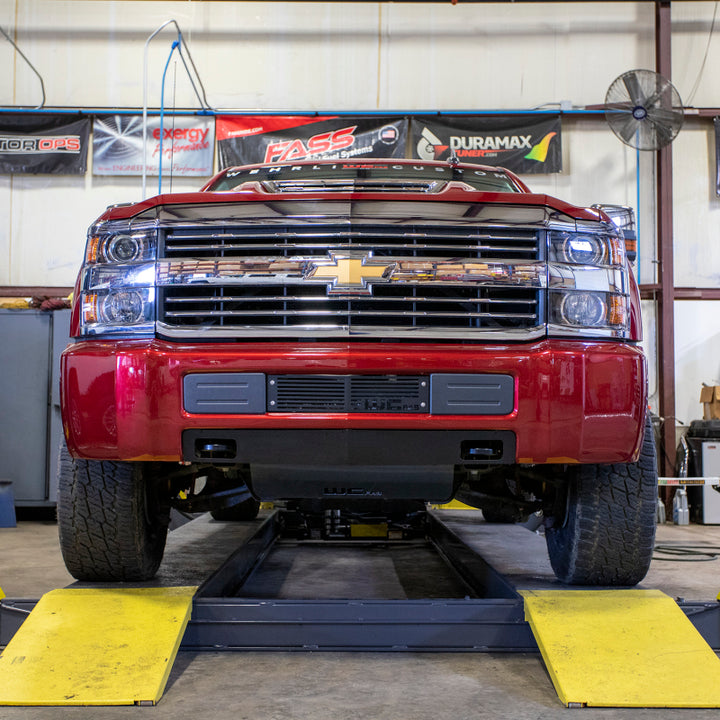 Wehrli 15-19 Chevrolet 2500/3500 Front Bumper Valance Filler Panel Kit w/Tow Hooks - Raw Finish - Bull Strap