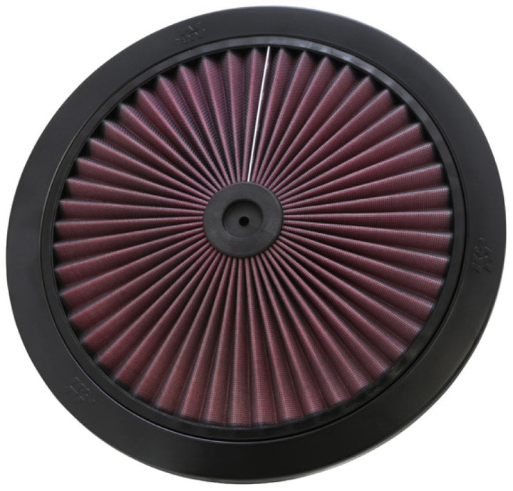 K&N X-Stream Top Filter X-Stream 14 inch OD Black - Bull Strap