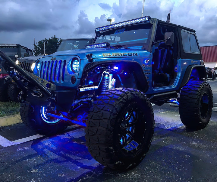 Oracle Bluetooth + RF Underbody Rock Light Kit - 8 PCS - ColorSHIFT - Bull Strap