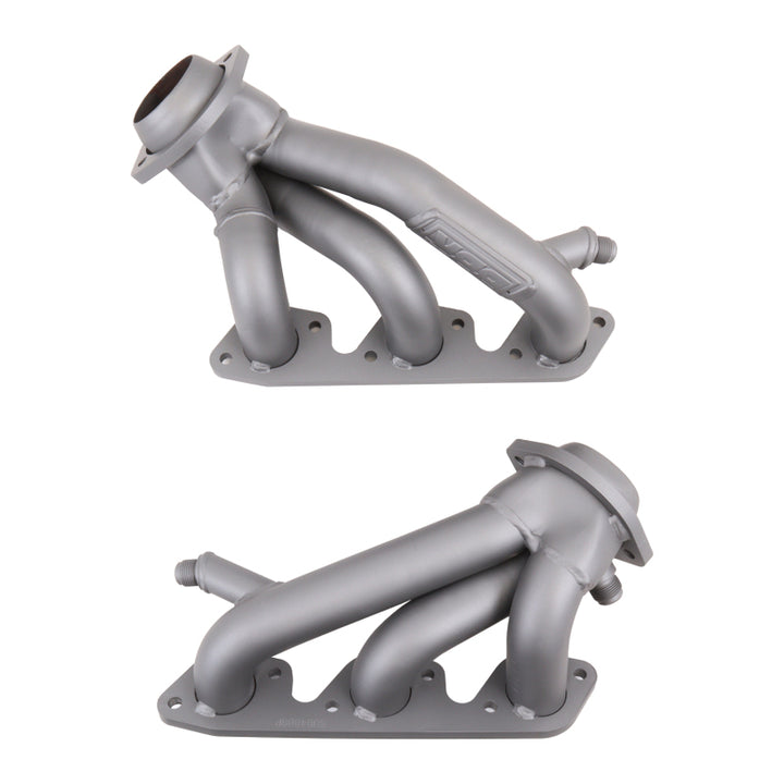 BBK 99-04 Ford Mustang V6 Shorty Tuned Length Exhaust Headers - 1-5/8 Titanium Ceramic - Bull Strap