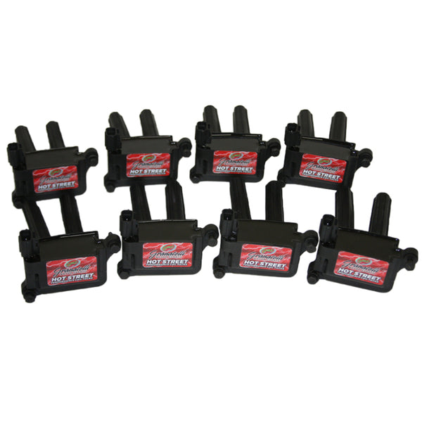 Granatelli 05-17 Dodge 5.7L/6.1L/6.4L Hot Street Coil On Plug Wire Conn Kit w/Coil Packs (65K Volts) - Bull Strap