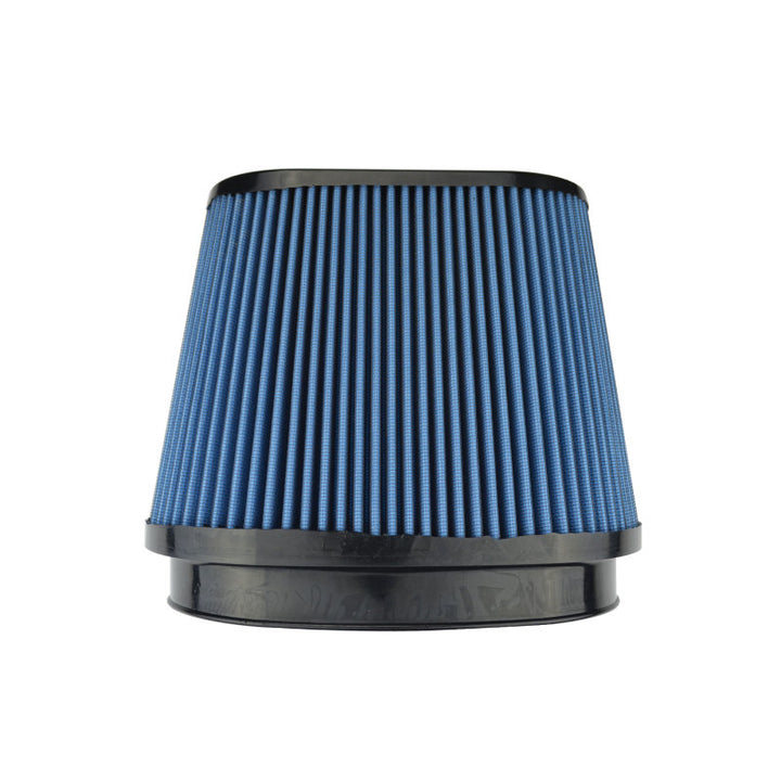 Injen AMSOIL Ea Nanofiber Dry Air Filter - 8 1/2 Oval Filter 9 1/2 Base / 6 1/4 Tall / 8 Top - Bull Strap
