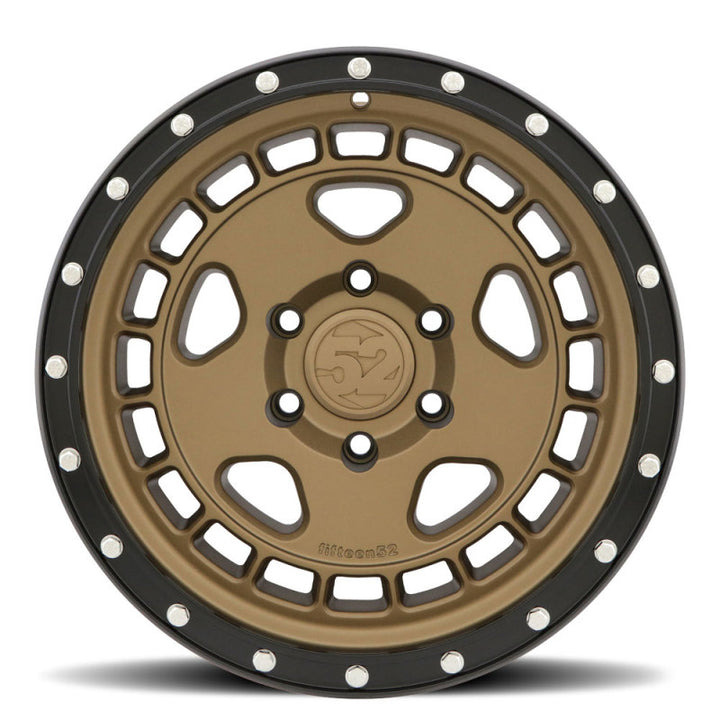 fifteen52 Turbomac HD 17x8.5 6x139.7 0mm ET 106.2mm Center Bore Block Bronze Wheel - Bull Strap