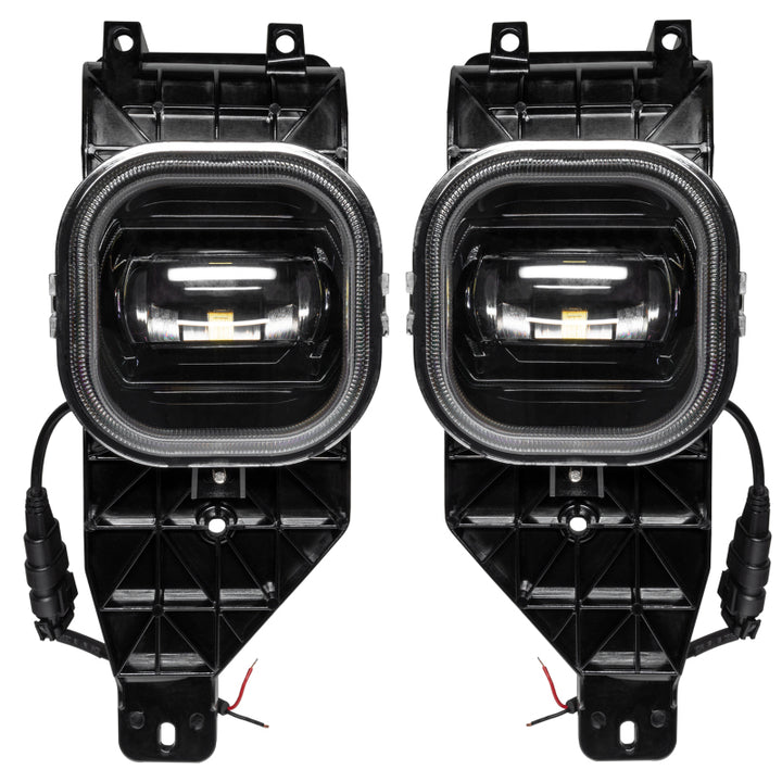 Oracle 05-07 Ford Superduty High Powered LED Fog (Pair) - 6000K - Bull Strap