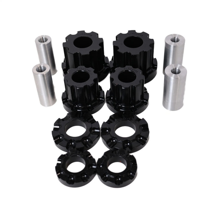 Energy Suspension 01-05 Lexus IS300 Rear Subframe Bushing Set - Black - Bull Strap