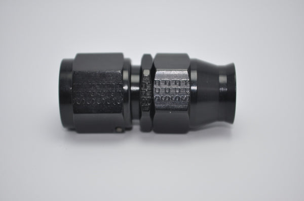Fragola -10AN Real Street Straight Hose End Black For PTFE Hose - Bull Strap