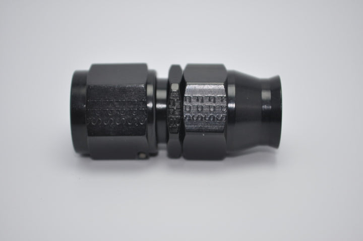 Fragola -10AN Real Street Straight Hose End Black For PTFE Hose - Bull Strap