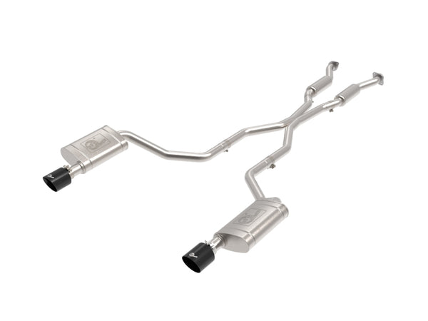 aFe 11-21 Dodge Durango V6-3.6L / V8-5.7L MACH Force-Xp 304 SS Cat-Back Exhaust System w/ Black Tip - Bull Strap