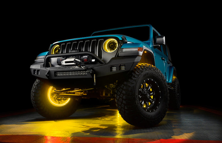 ORACLE Lighting LED Illuminated Wheel Rings - ColorSHIFT RGB+W - Bull Strap