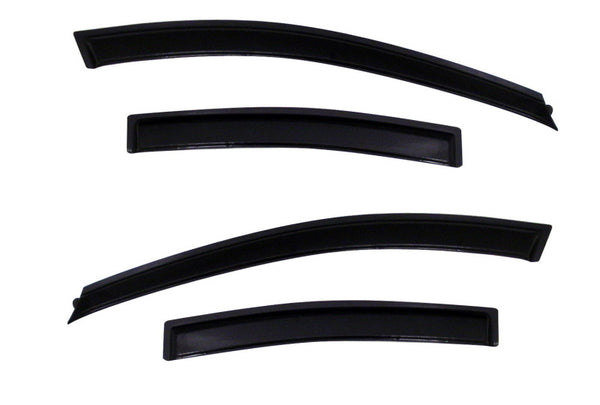 AVS 11-15 Chevy Cruze Ventvisor Outside Mount Window Deflectors 4pc - Smoke - Bull Strap