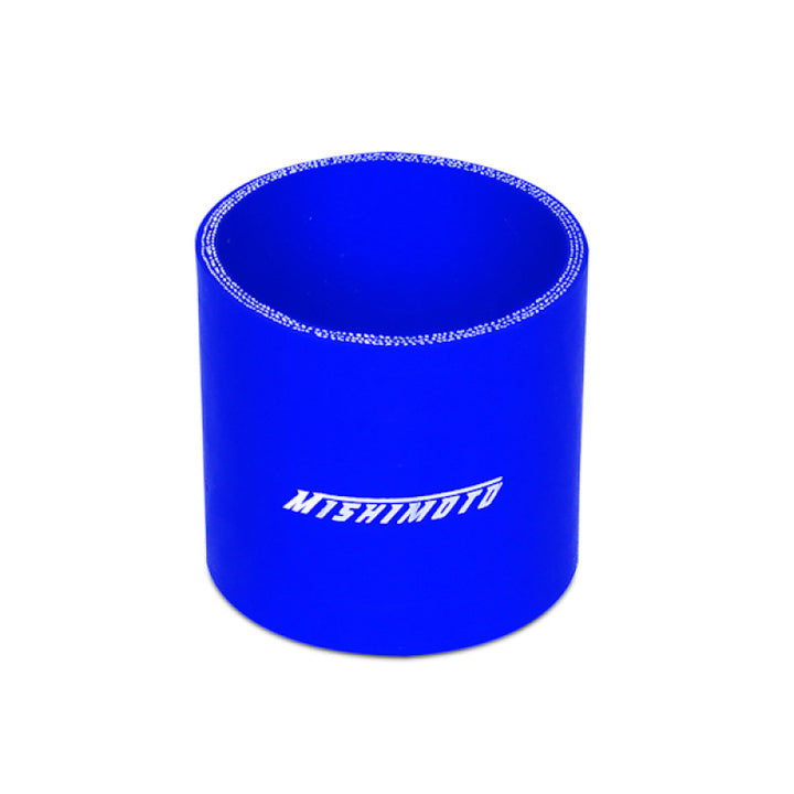 Mishimoto 3.0 Inch Blue Straight Coupler - Bull Strap