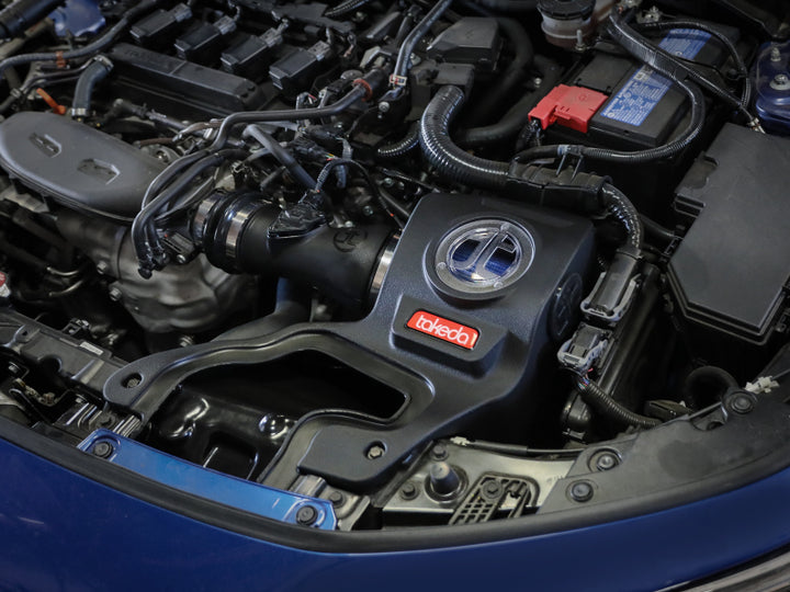 aFe 22-23 Honda Civic L4 1.5L (t) Takeda Momentum Cold Air Intake System w/ Pro 5R Filter - Bull Strap