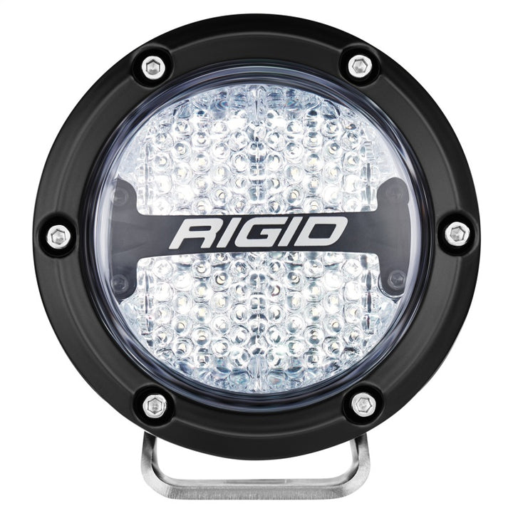 Rigid Industries 360-Series 4in LED Off-Road Diffused Beam - RGBW Backlight (Pair) - Bull Strap
