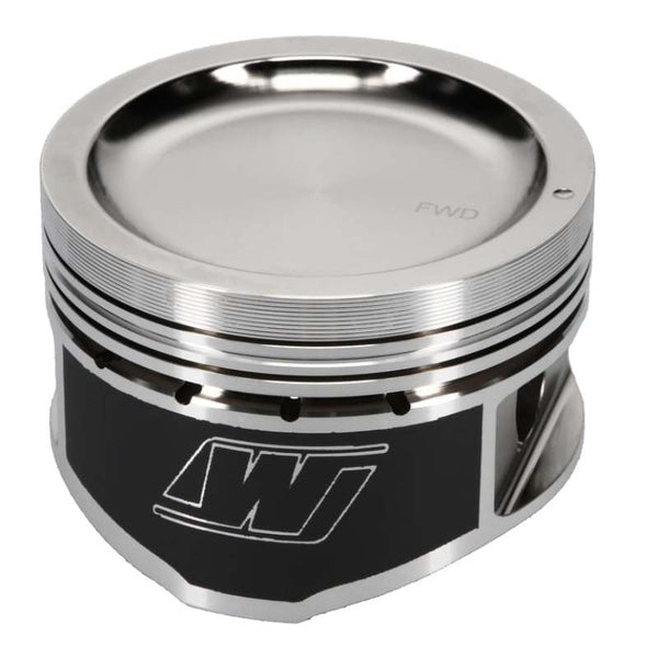 Wiseco Nissan KA24 Dished 9:1 CR 89.0 Piston Shelf Stock Kit - Bull Strap