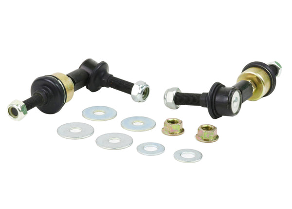 Whiteline 7/2006-12/2009 1/2010+ Mazda Speed3 Rear 12mm Ball Stud Adj X HD Sway Bar Link Assembly - Bull Strap