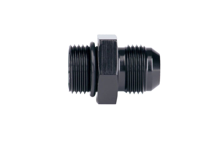 Torque Solution Adapter Fitting -8AN Straight Cut ORB to -6AN Flare - Bull Strap