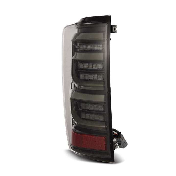 AlphaRex 07-13 Toyota Tundra LUXX-Series LED Tail Lights Alpha-Black - Bull Strap