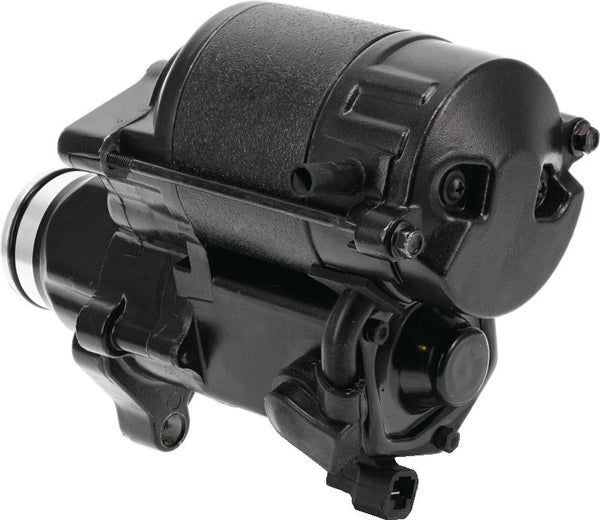 Bikers Choice 07-17 Big Twin 06 Dyna Except M-8 Black 1.4KW Starter - Bull Strap