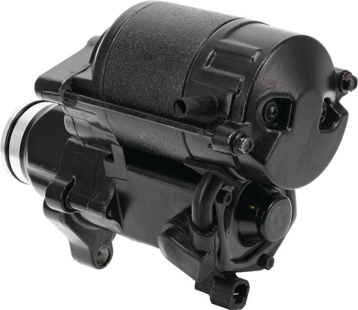 Bikers Choice 07-17 Big Twin 06 Dyna Except M-8 Black 1.4KW Starter - Bull Strap