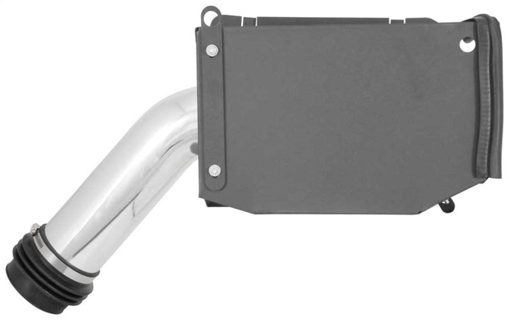 Spectre 94-97 Ford SD 7.3L DSL Air Intake Kit - Polished w/Red Filter - Bull Strap