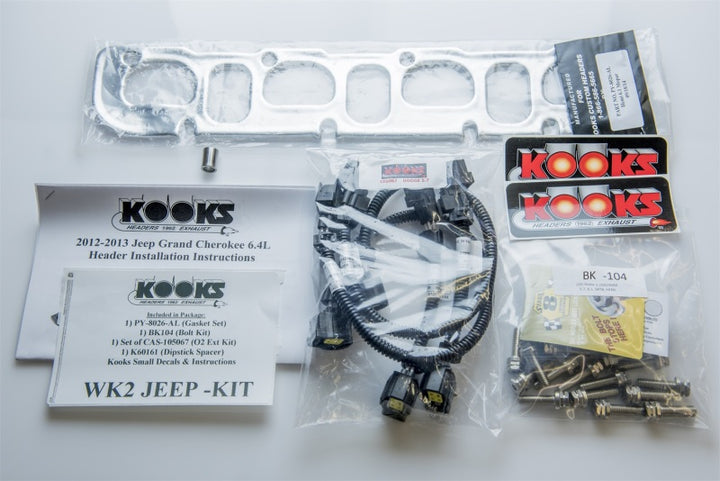 Kooks Headers LT Header & Green Catted Conn Pipe - Bull Strap