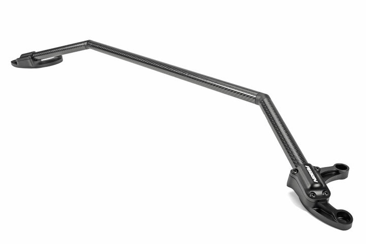 PERRIN 08-21 Subaru WRX/STI Front Strut Brace - Carbon Fiber - Bull Strap