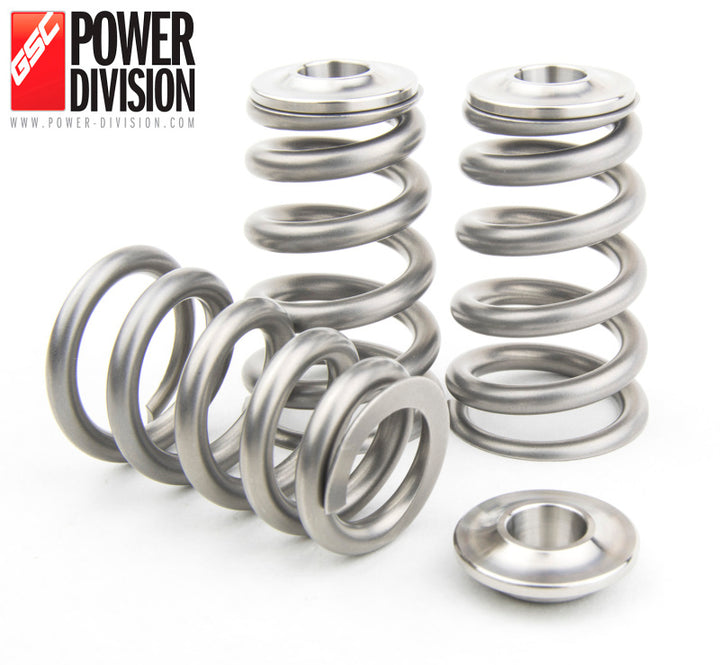 GSC P-D Toyota 2JZ-GTE Single Conical Valve Spring and Ti Retainer Kit - Bull Strap