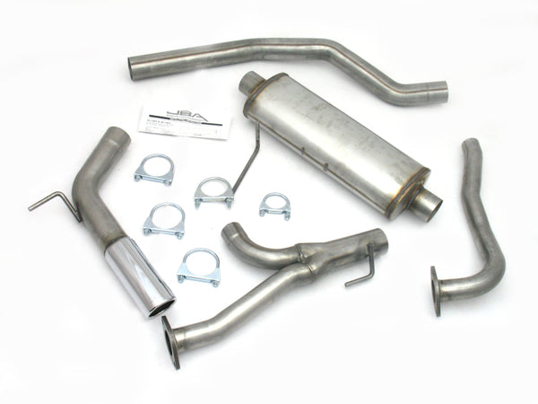 JBA 04-15 Nissan Armada 5.6L 409SS Pass Side Single Exit Cat-Back Exhaust - Bull Strap