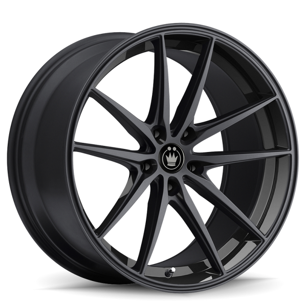 Konig Oversteer 19x8.5 5x114.3 ET45 Gloss Black - Bull Strap