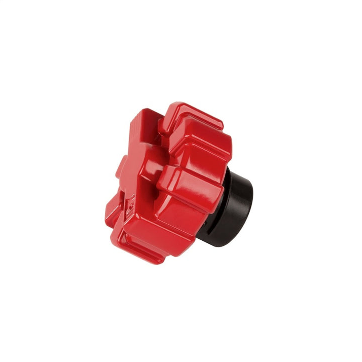 Rugged Ridge 07-20 Jeep Wrangler JK/JL / 2020 Gladiator JT Red Aluminum Elite Fuel Cap - Bull Strap