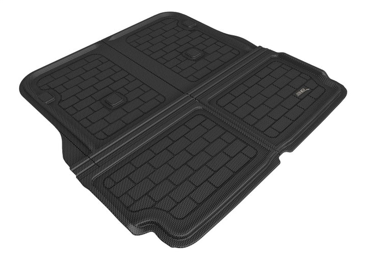3D MAXpider 16-20 Tesla Model X Behind 2nd Row Cross Fold Kagu Cargo Liner - Black - Bull Strap