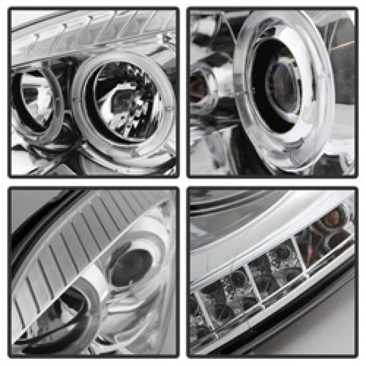 Spyder Dodge Ram 1500 06-08/Ram 2500 06-09 Projector Headlights LED Halo LED Chrm PRO-YD-DR06-HL-C - Bull Strap