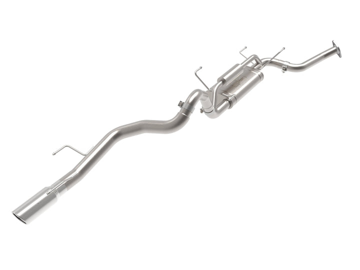 aFe 2025 Toyota 4-Runner 2.5in to 3in SS-304 Cat-Back Exhaust w/ Polished Tip - Bull Strap