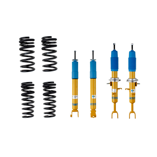 Bilstein B12 2009 Nissan 350Z Touring Front and Rear Suspension Kit - Bull Strap