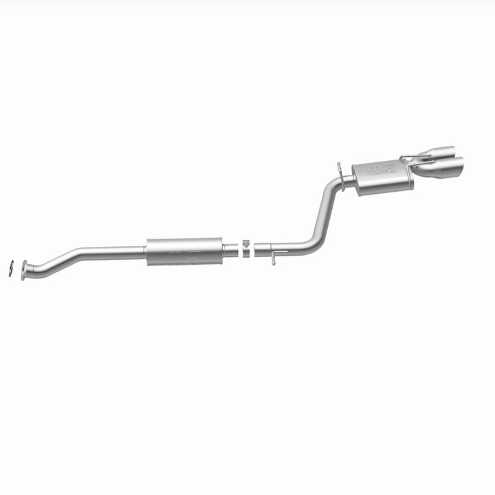 MagnaFlow CatBack 18-19 Toyota Camry SE 2.5L Street Series Single Exit Polished Stainless Exhaust - Bull Strap