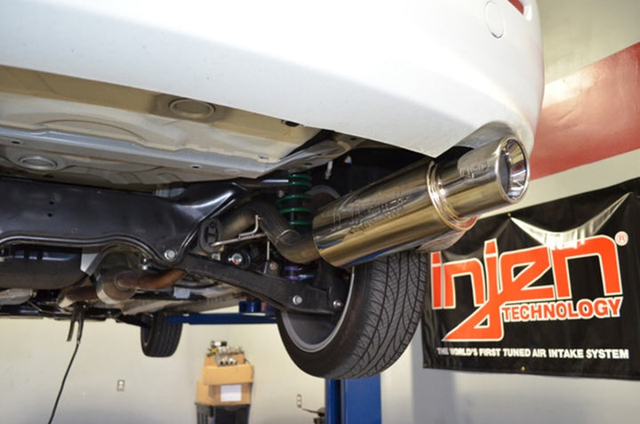 Injen 2013 Mitsubishi Lancer 2.4L 4 Cyl. 60mm Axle Back Exhaust System - Bull Strap