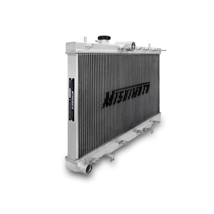 Mishimoto 01-07 Subaru WRX and STi Manual X-LINE (Thicker Core) Aluminum Radiator - Bull Strap
