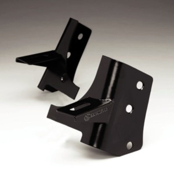 KC HiLiTES 97-06 Jeep TJ A-Pillar Windshield Hinge Light Mount Bracket Set (Pair) - Black - Bull Strap