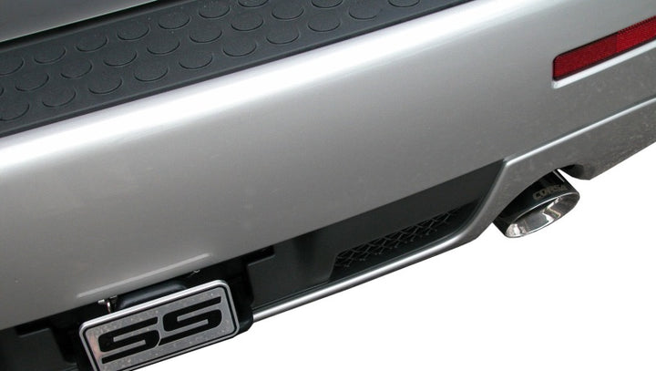 Corsa 2006-2008 Chevrolet Trailblazer SS 6.0L V8 Polished Sport Cat-Back Exhaust - Bull Strap