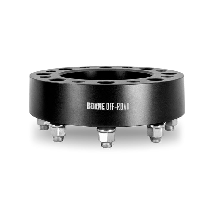 Borne Off-Road Wheel Spacers - 8X170 - 125 - 50mm - M14 - Black - Bull Strap