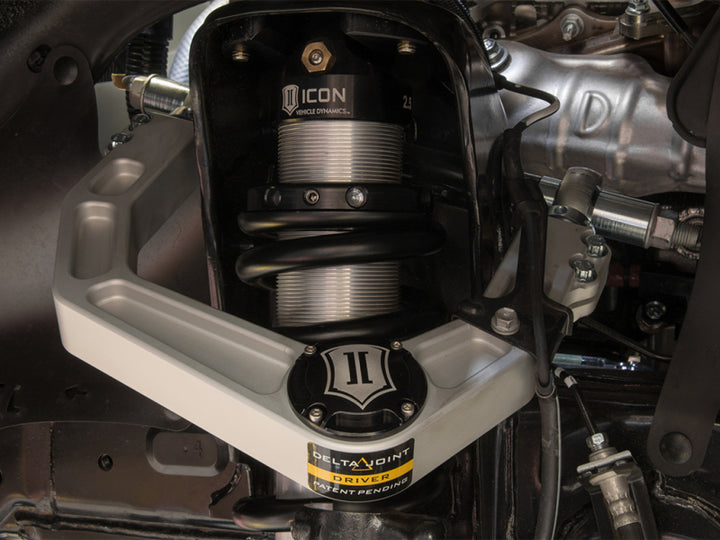 ICON 2005+ Toyota Tacoma Billet Upper Control Arm Delta Joint Kit - Bull Strap