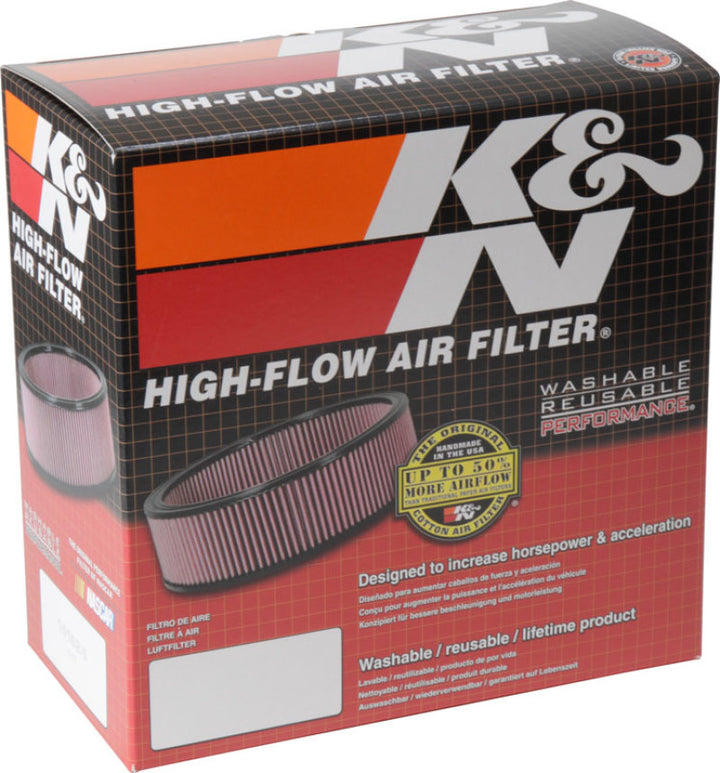 K&N 09+ Nissan GTR Drop In Air Filter - Bull Strap