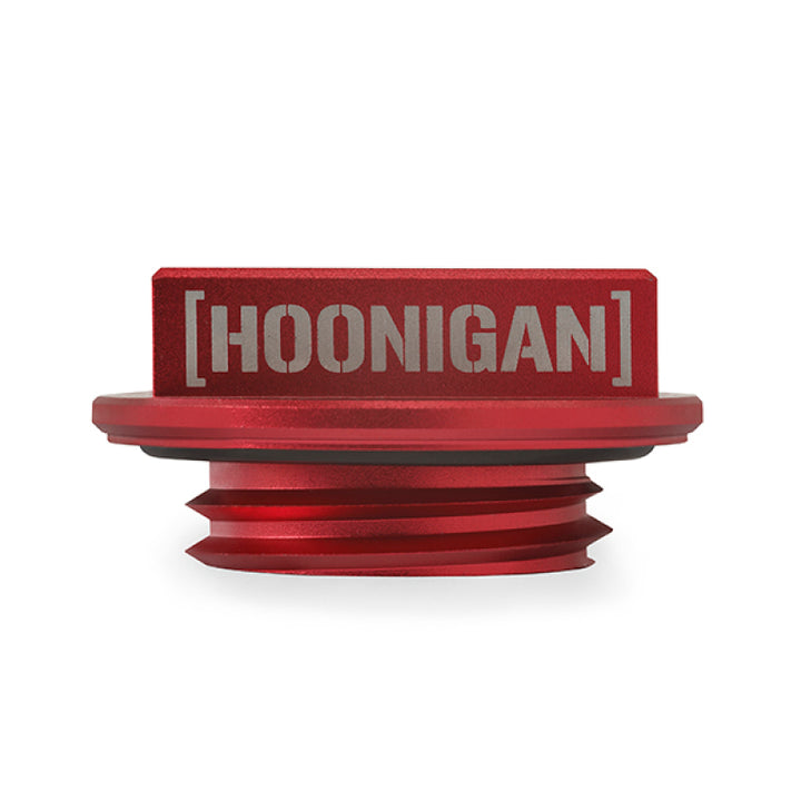 Mishimoto Subaru Hoonigan Oil Filler Cap - Red - Bull Strap